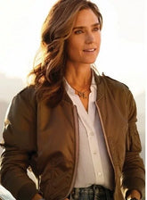 Top Gun Maverick Jennifer Connelly Brown Jacket